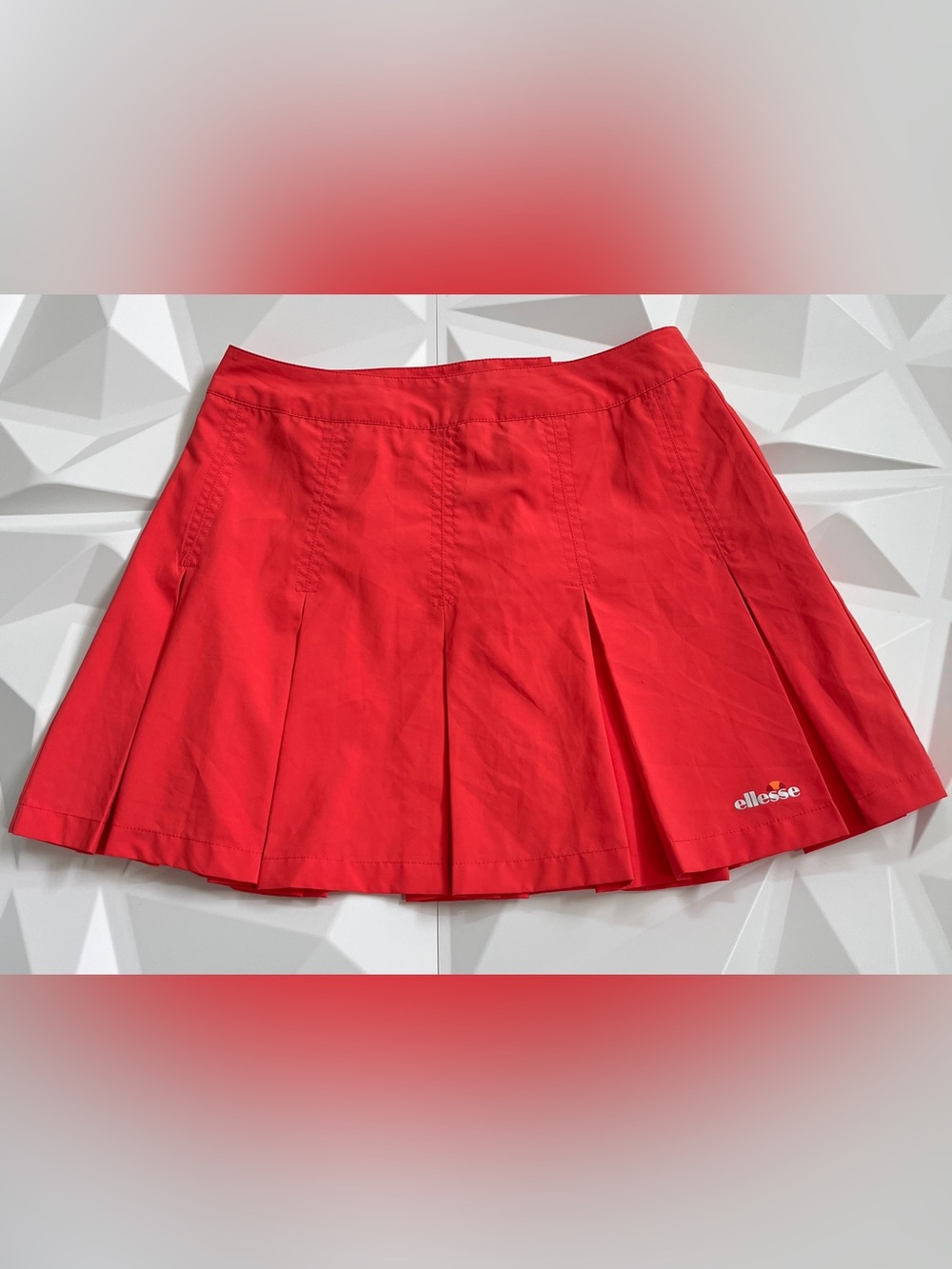 Ellesse Bright Coral Pleated   Tennis-Golf Skirt Women’s Size:XS